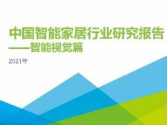 2021年中国智能家居行业研究报告：智能视觉篇